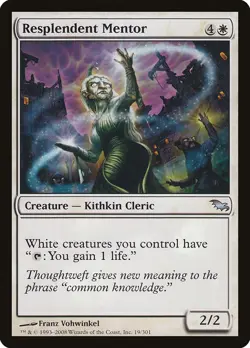 Resplendent Mentor 1x MtG Shadowmoor SP/NM - Image 1