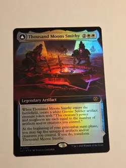 Thousand Moons Smithy (Extended Art) FOIL X1 LCI MTG The Lost Caverns of Ixalan - Image 1