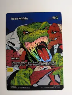 MTG - Beast Within - MAR - M - Borderless Foil - 33 - Image 1