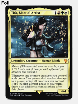 Tifa, Martial Artist - FOIL - [Commander: Final Fantasy] MTG (FIC) Mythic ????? - Image 1
