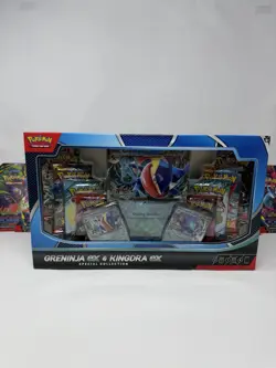 Pokemon Snorlax ex & Blissey ex, Greninja ex & Kingdra ex Special Collection Lot - Image 1