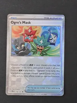 Pokemon TCG Ogre's Mask Poke Ball Pattern 118/131 Sv: Prismatic Evolutions NM - Image 1