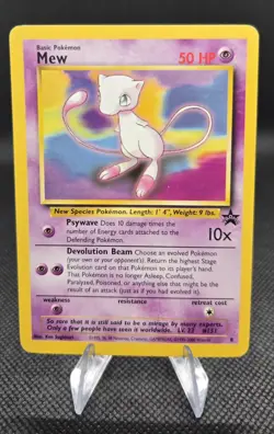 Mew #8 1999 Pokemon Black Star Promo Non-Holo - MP - Image 1