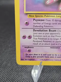 Mew #8 1999 Pokemon Black Star Promo Non-Holo - MP - Image 4