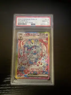 2024 Pokemon Terastal Festival Sylveon Ex SAR 212 PSA 10 Gem Mint - Image 1
