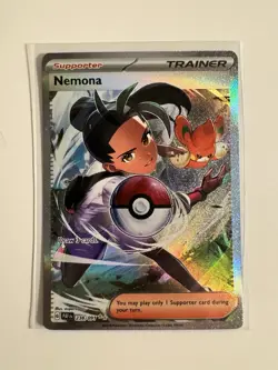Pokemon Nemona 238/091 Paldean Fates Special Illustration Rare Pack Fresh Mint! - Image 1