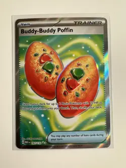 Buddy Buddy Poffin English Pokemon 167/132 Full Art TCG Trainer - Image 1