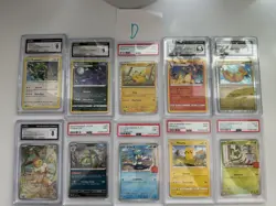10 PSA CGC Graded Pokemon Lot Umbreon Charizard McDonald’s Pikachu ETB Promo - Image 1