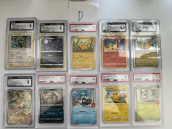 10 PSA CGC Graded Pokemon Lot Umbreon Charizard McDonald’s Pikachu ETB Promo - Image 2