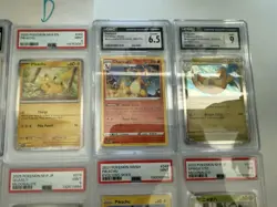 10 PSA CGC Graded Pokemon Lot Umbreon Charizard McDonald’s Pikachu ETB Promo - Image 5