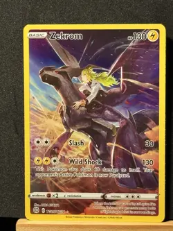 Zekrom TG05/TG30 Swsh09: Brilliant Stars Trainer Gallery Holo pokemon tcg LP - Image 1