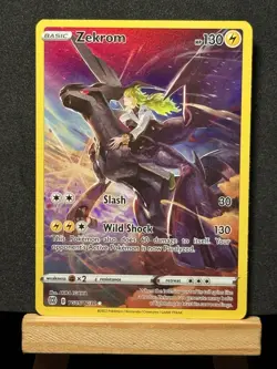 Zekrom TG05/TG30 Swsh09: Brilliant Stars Trainer Gallery Holo pokemon tcg LP - Image 2