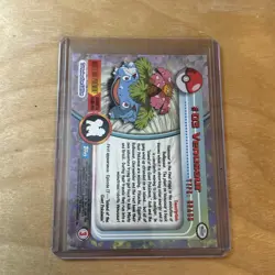 Venusaur #03 - Pokemon TCG - Pokemon 1999 Topps TV Animation !! - Image 2