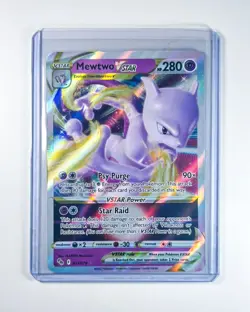 Mewtwo VSTAR 031/078 ULTRA RARE FULL ART HOLO Pokemon GO - MINT - Image 1