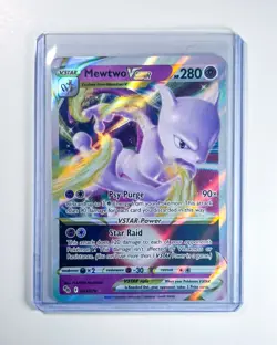 Mewtwo VSTAR 031/078 ULTRA RARE FULL ART HOLO Pokemon GO - MINT - Image 2