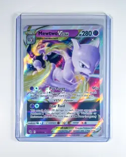 Mewtwo VSTAR 031/078 ULTRA RARE FULL ART HOLO Pokemon GO - MINT - Image 4