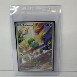 Pokemon Bulbasaur 143/142 Stellar Crown Holo Illustration NM - Image 3