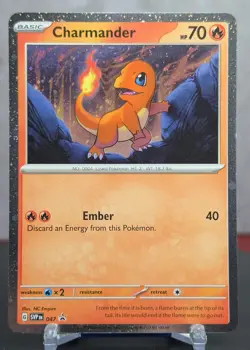 Pokemon Charmander #047 SVP Cosmos Holo Black Star Promo English NM - Image 1