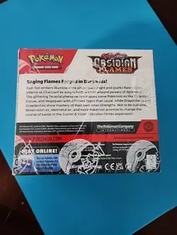 Pokemon TCG Scarlet & Violet Obsidian Flames Booster Box Brand New - Sealed 820650863745 - Image 2