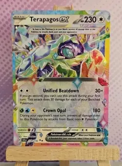 Pokemon TCG: Terapagos ex 128/142 - Stellar Crown - NM Condition - Image 1