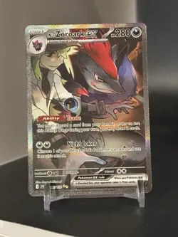 Pokemon N's Zoroark Ex 185/159 Journey Together Holo Special Illustration Rare - Image 1