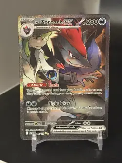 Pokemon N's Zoroark Ex 185/159 Journey Together Holo Special Illustration Rare - Image 2