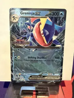 Greninja EX 41/142 Stellar Crown Double Rare Holo Pokemon TCG NM - Image 1