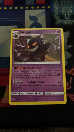 Gengar Rare - 70/214 - Unbroken Bonds Pokemon 2019 NM - Image 1
