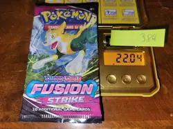 22.04g Fusion Strike Pokemon Booster Pack - Sealed #384 - Image 1