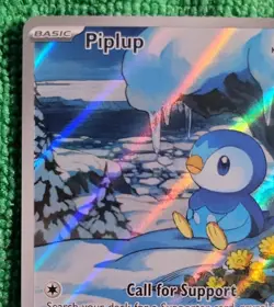 Pokemon TCG Piplup Illustration Rare 098/094 Phantasmal Flames - Pack Fresh - Image 3