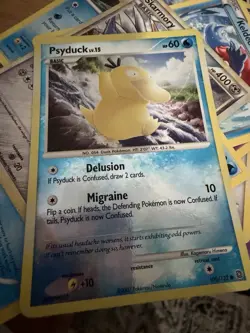 Pokemon TCG Psyduck 100/132 Secret Wonders Reverse Holo VERY NEAR MINT RARE COOL - Image 1