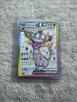 Pokemon Espeon ex SVP 175 Premium Figure Collection Black Star Promo NM - Image 1
