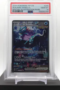 PSA 10 - Walking Wake ex #205/162 SIR - 2024 Pokemon SV Temporal Forces - Image 1
