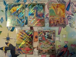 Pokemon Destined Rivals Lot Of 5 IRs Misty's Psyduck, Lapras, Rapidash, Rotom NM - Image 1