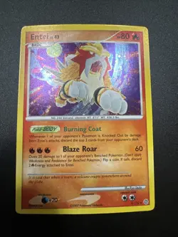 2007 POKEMON DIAMOND & PEARL SECRET WONDERS 4 ENTEI - Image 3