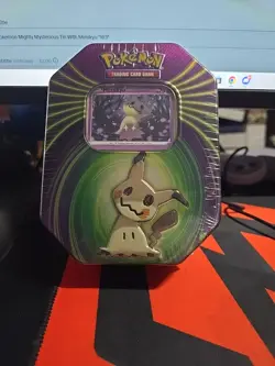 Pokemon Mighty Mysterious Tin With Mimikyu *183* - Image 1