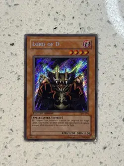 Yu-Gi-Oh TCG Lord Of D. BPT-004 Limited Edition Secret Rare Card HP - Image 1