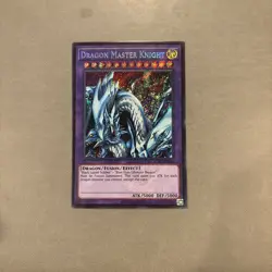 Yu-Gi-Oh! Dragon Master Knight LCKC-EN065 Secret Rare Unlimited NM - Image 1