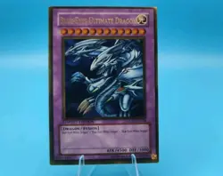 Blue-Eyes Ultimate Dragon GLD1-EN028 Gold Series 2008 Limited Edition - Image 3