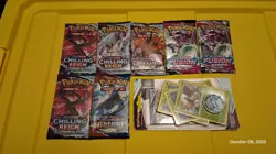 Pokemon TCG Chilling Reign Fusion Strike Battle Styles Card Packs Bundle - Image 2