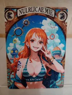 Nami One Piece Anime Waifu Sexy Goddess Doujin Lewd Card - Image 1