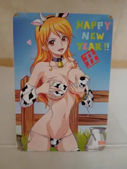 Nami One Piece Anime Waifu Sexy Goddess Doujin Lewd Hentai Card - Image 1