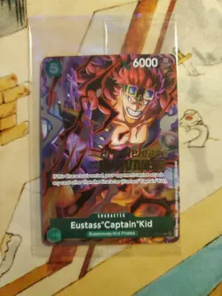 One Piece Card Game Eustass Captain Kid P-067 Pre-Release Winner Sealed - Image 1