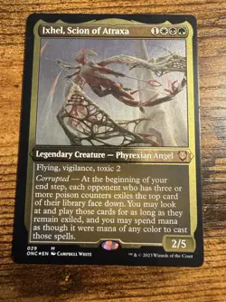 MTG Magic The Gathering Thick Stock Card! Ixhel Scion of Atraxa Mythic Foil! - Image 1