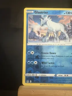 Glastrier 051/196 Swsh11: Lost Origin Reverse Holo Rare NM Pokemon TCG Card - Image 2