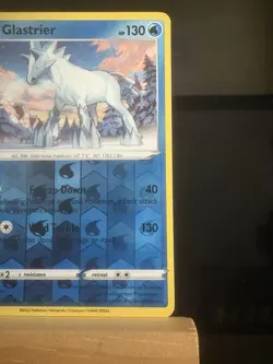 Glastrier 051/196 Swsh11: Lost Origin Reverse Holo Rare NM Pokemon TCG Card - Image 3