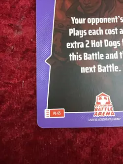 BO JACKSON BATTLE ARENA CARD ~ "DOG GONE INFLATION ~ 1 COST ~ #PL-65 - Image 5
