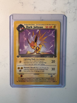 Dark Jolteon 38/82 Normal 1st Edition Lightly Played Team Rocket Pokemon Card - Image 1
