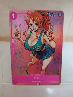 Nami One Piece Anime Waifu Sexy Goddess Doujin Card - Image 1