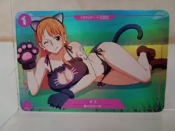 Nami One Piece Anime Waifu Sexy Goddess Doujin Card - Image 1